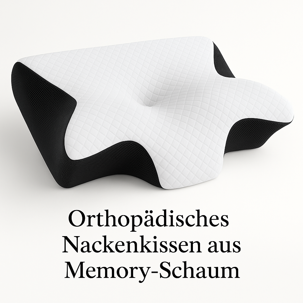 NeckHaven ergonomisches Nackenkissen mit Memory Foam für erholsamen Schlaf
