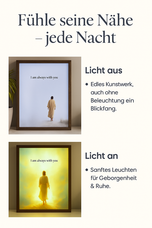 JesusLicht LED-Lampe stimmungsvolles Licht Meditation
