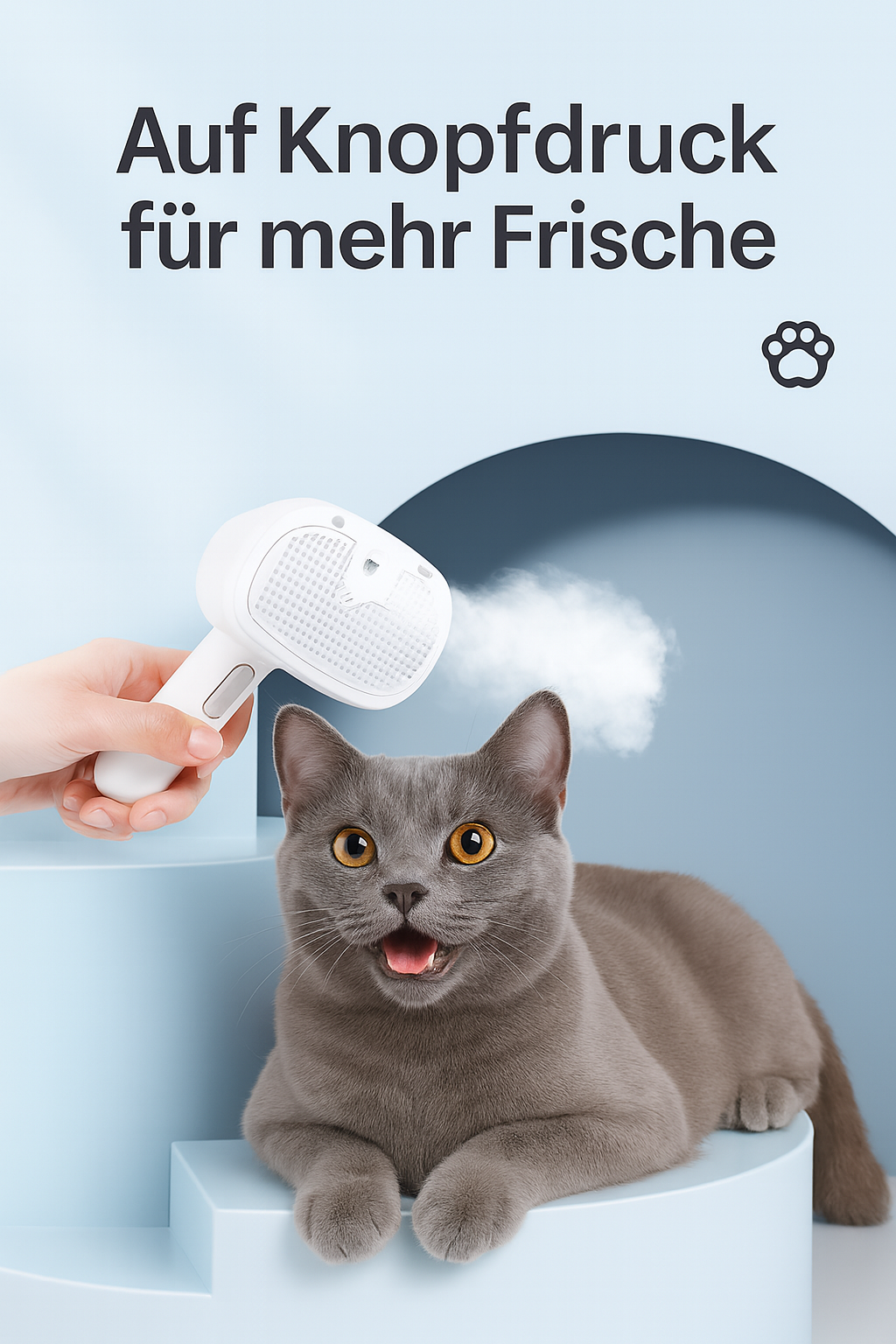 Fellfreund Haustierbürste für Hunde und Katzen sanft effektiv
