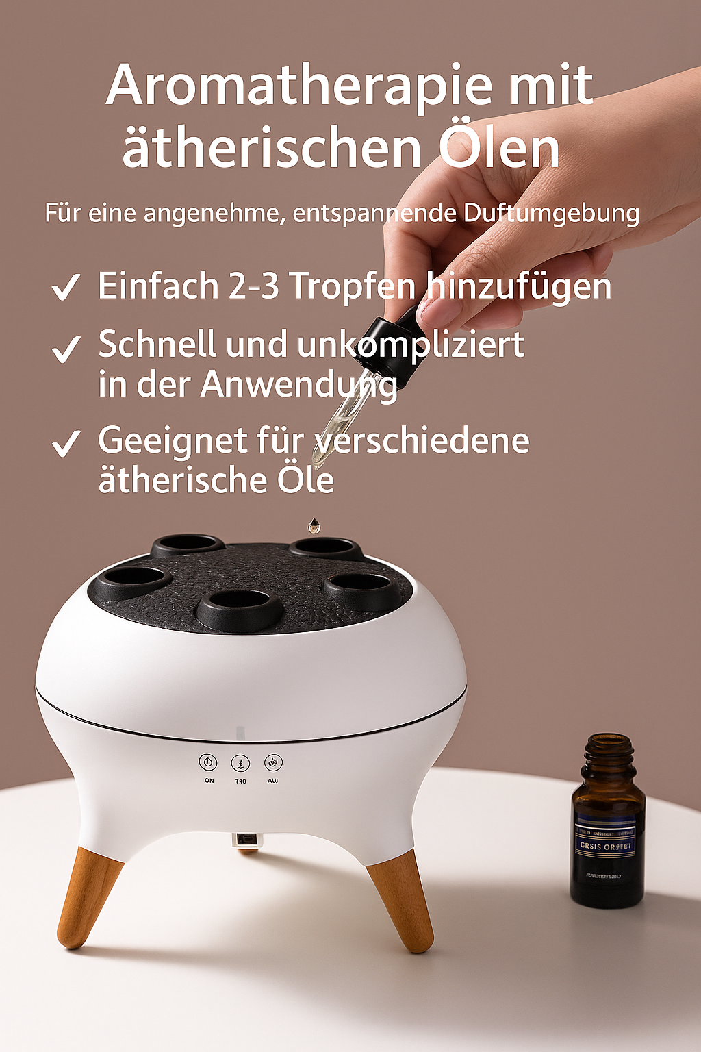 Jellyfish-Dream Aroma Diffuser Modusauswahl und Bedienung
