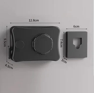 FlexiClean Wäscheleine in Verwendung mit aufgehängter Wäsche
