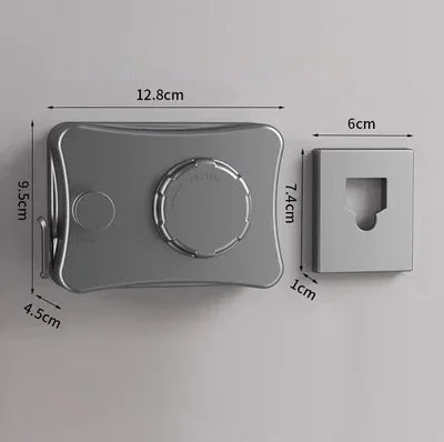 FlexiClean Wäscheleine in Verwendung mit aufgehängter Wäsche
