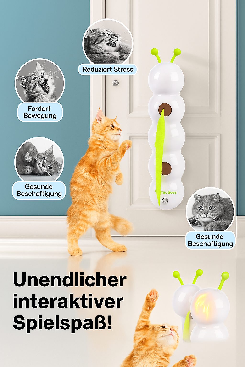 NeoCat Play interaktives Spielzeug Werbebild
